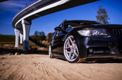 BMW Silver Machined Face