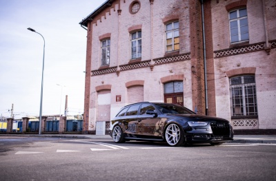 Audi Silver Machined Face