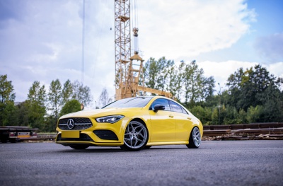 Mercedes-Benz Silver Machined Face