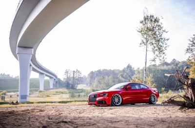 Audi Silver Machined Face