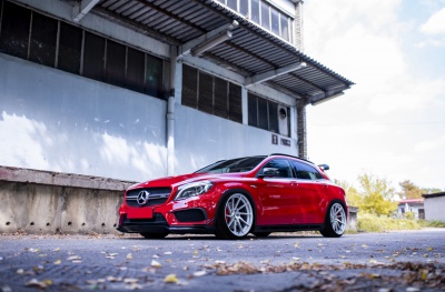 Mercedes-Benz Silver Machined Face