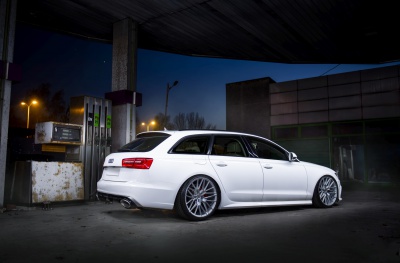 Audi Silver Machined Face