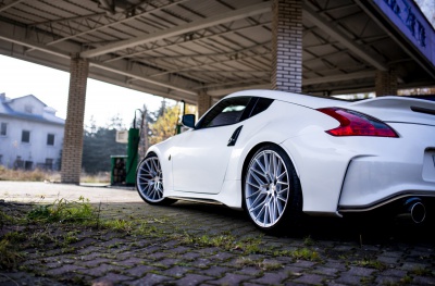 Nissan Silver Machined Face