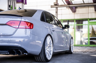 Audi Silver Machined Face