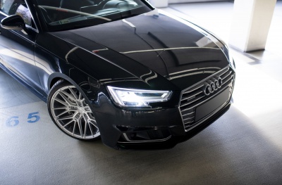 Audi Silver Machined Face