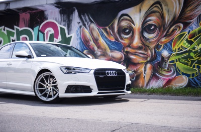 Audi Silver Machined Face