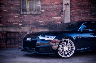 Audi Silver Machined Face