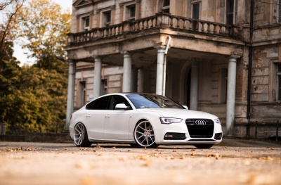 Audi Silver Machined Face