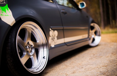 Volkswagen japan racing wheels details