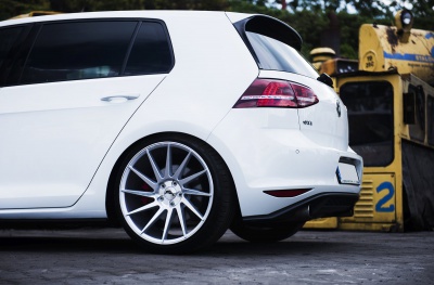 Volkswagen Silver Machined Face