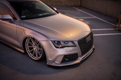 Audi Silver Machined Face