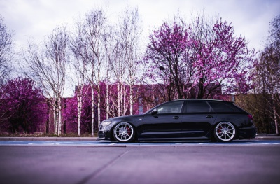 Audi Silver Machined Face