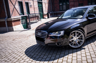 Audi Silver Machined Face