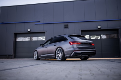 Audi Silver Machined Face