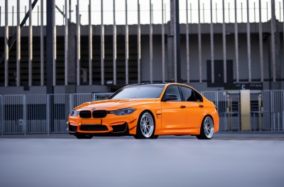 BMW Silver Machined Face