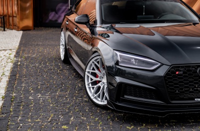 Audi Silver Machined Face