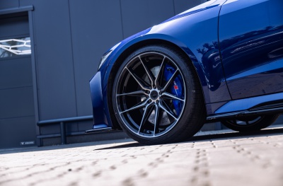 Audi Gloss Black Machined Face