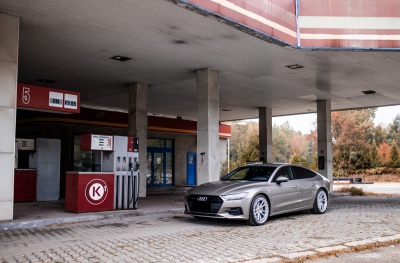 Audi Silver Machined Face