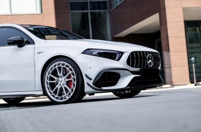 Mercedes-Benz Silver Machined Face