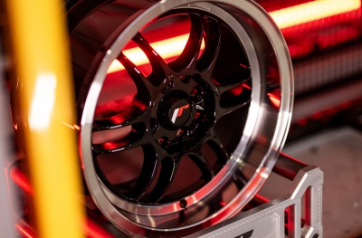 JR7 Gloss Black Machined Lip