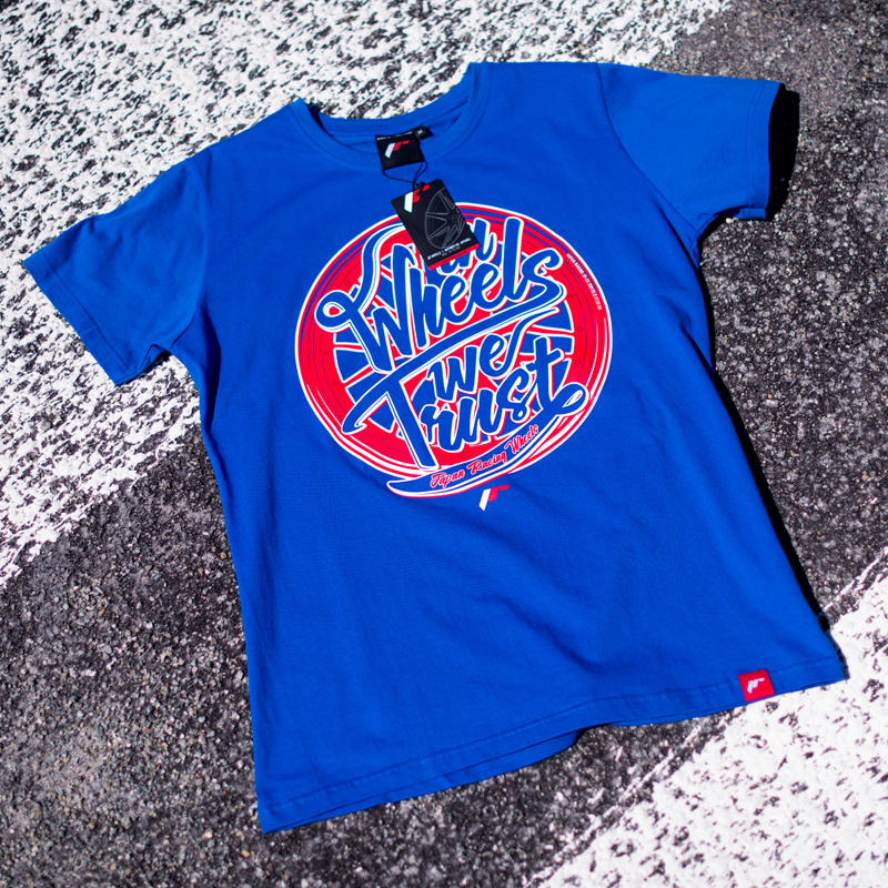 JR Men's T-Shirt Trust Blue Size XXL