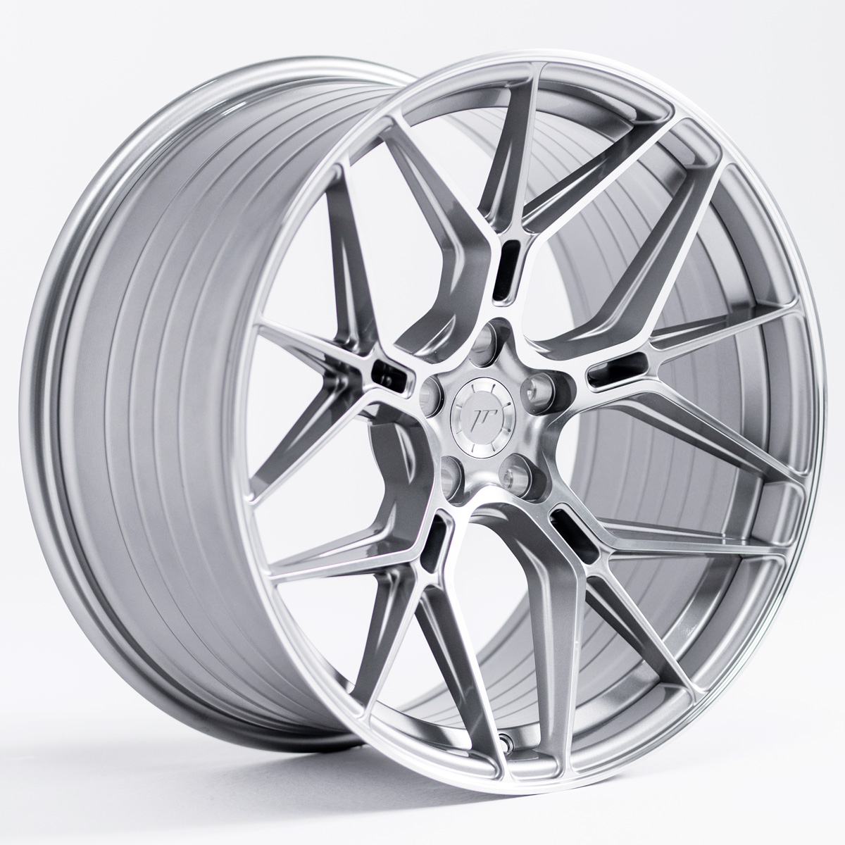 JR Wheels JR51 20x10,5 ET15-35 5H BLANK Titanium Machined Face