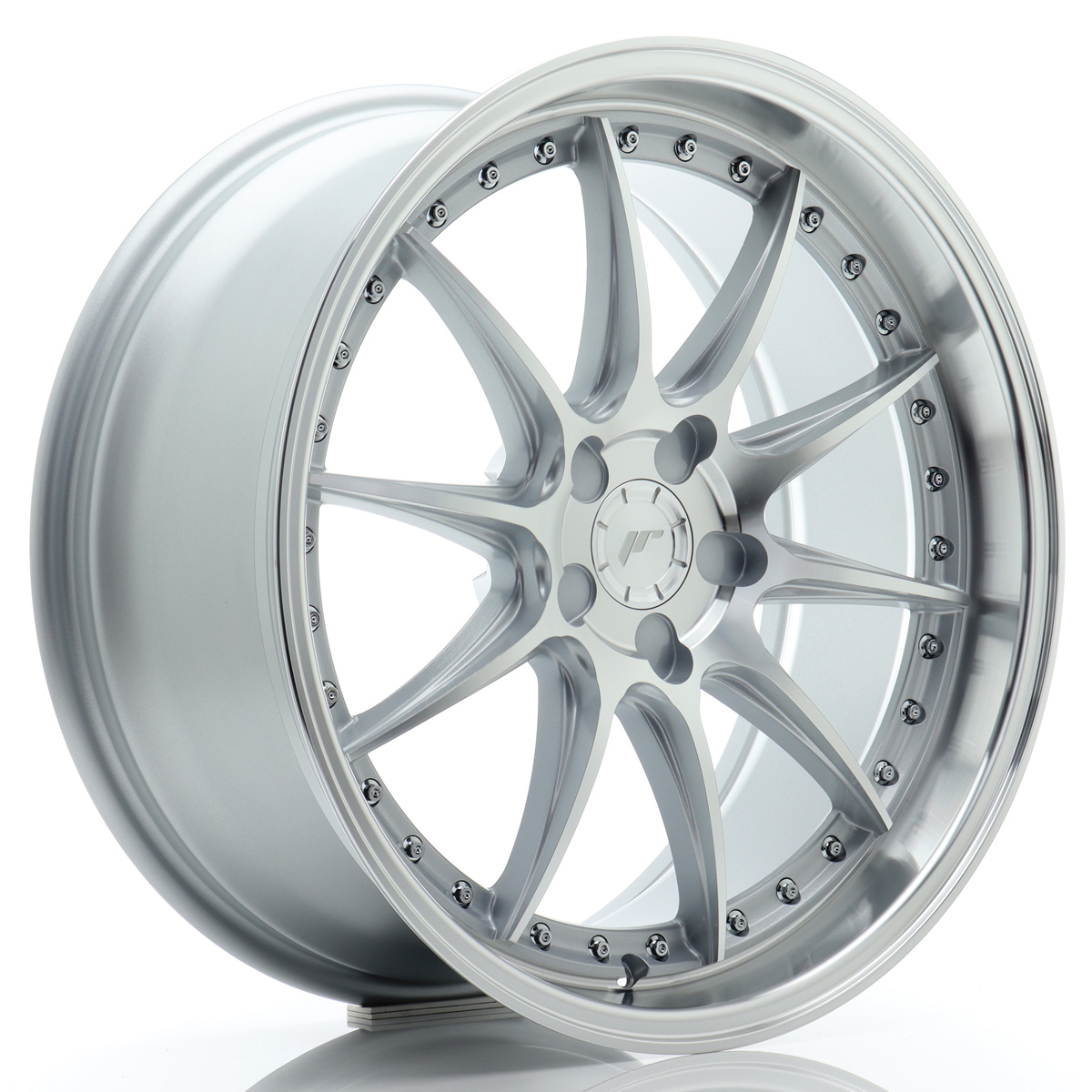 JR Wheels JR41 19x8,5 ET15-35 5H BLANK Silver Machined Face