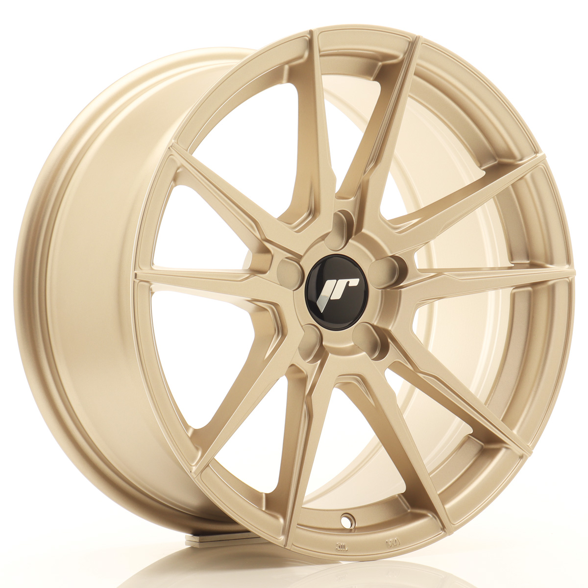 JR Wheels JR21 17x8 ET20-35 5H BLANK Frozen Gold